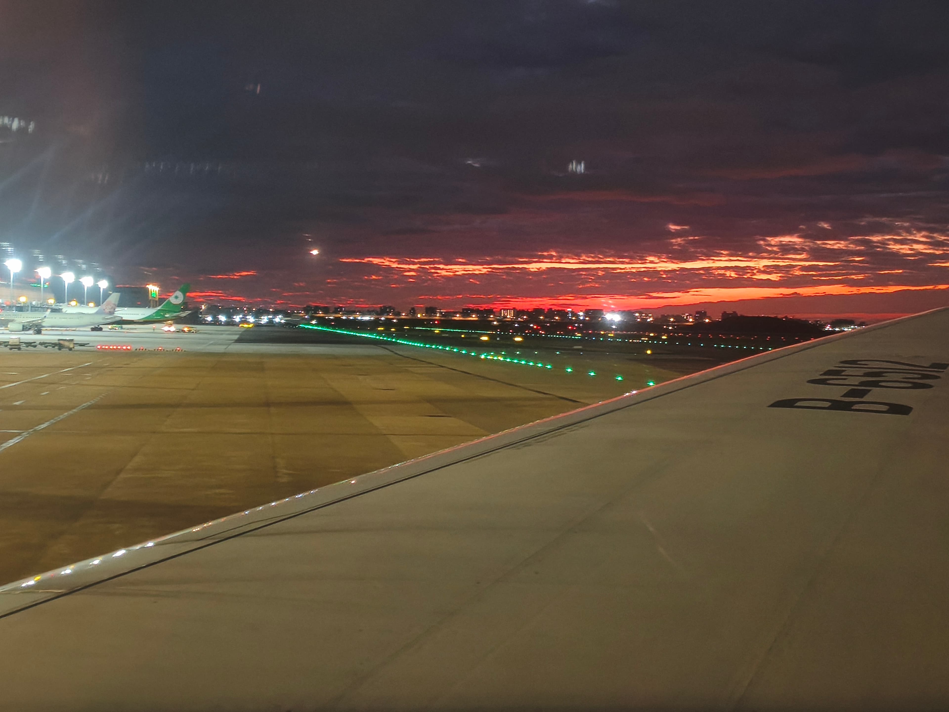 台湾旅行の帰り
